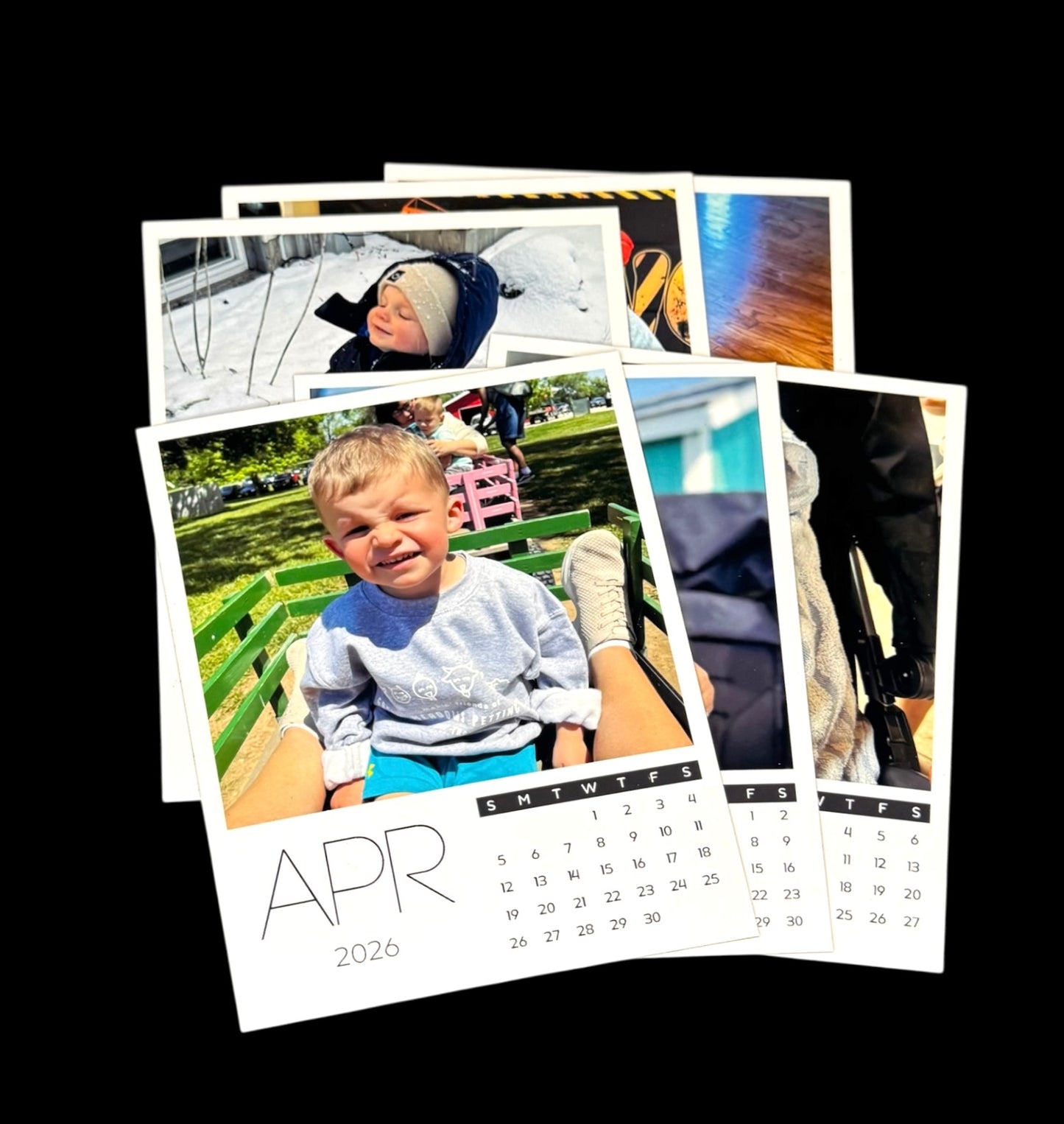 Custom Photo Calendar Magnets – Set of 12