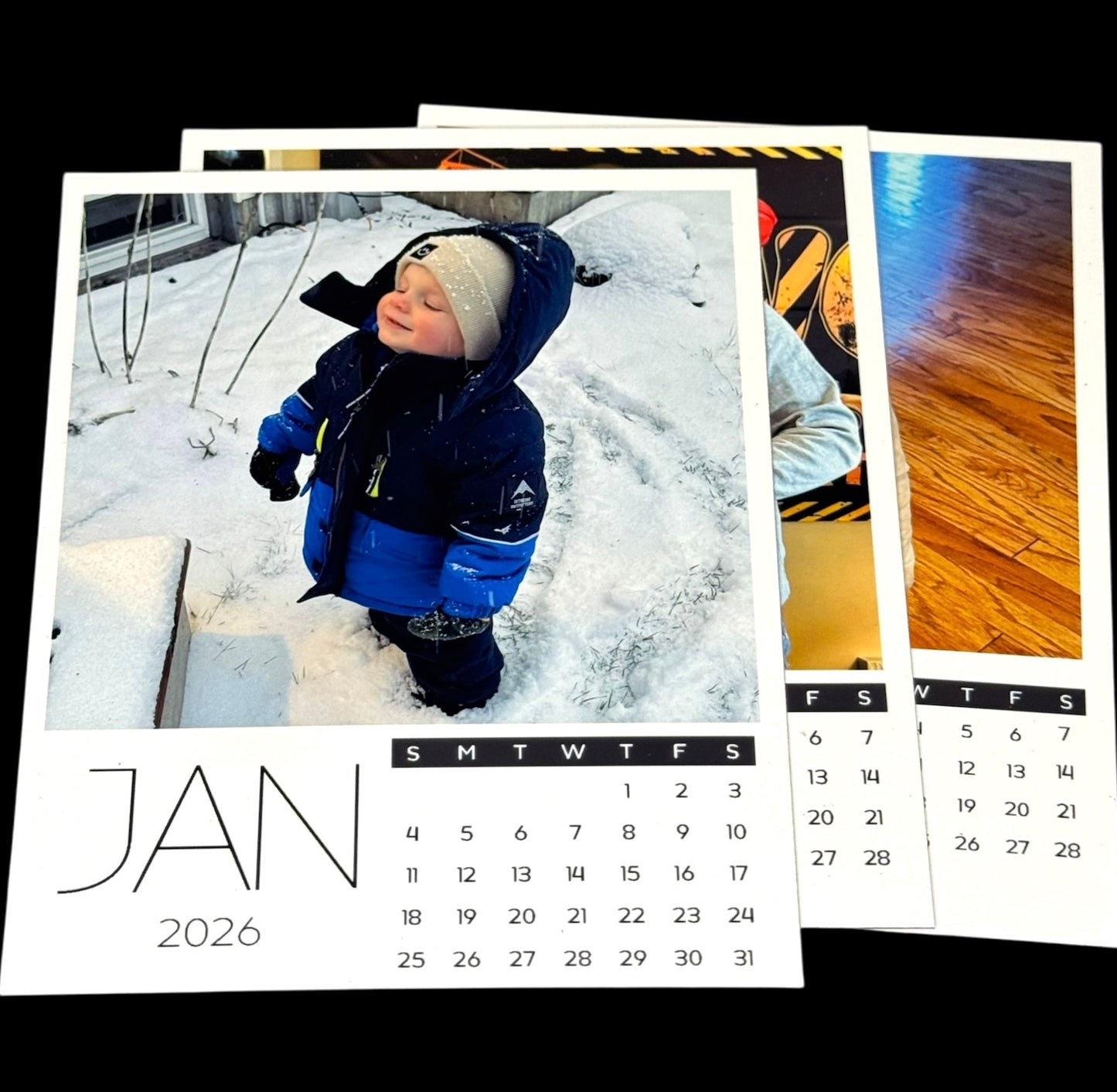 Custom Photo Calendar Magnets – Set of 12